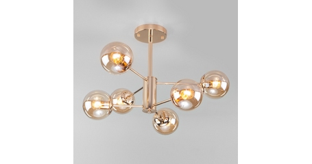 Люстра на штанге Eurosvet 30166/6 золото