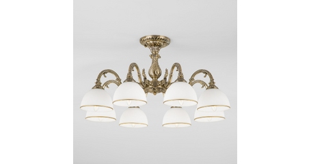 Люстра на штанге Eurosvet 60106/8 античная бронза