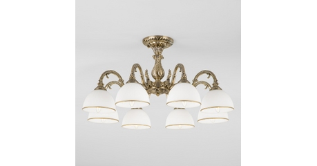 Люстра на штанге Eurosvet 60106/8 античная бронза