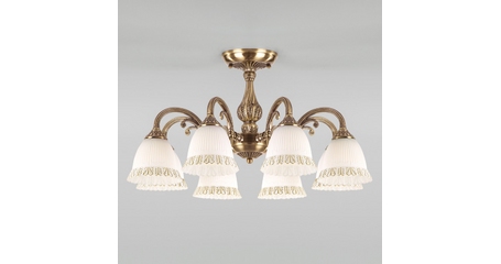 Люстра на штанге Eurosvet 60107/8 античная бронза