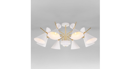 Люстра на штанге Eurosvet 70114/8 белый Smart a047643