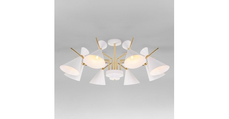 Люстра на штанге Eurosvet 70114/8 белый Smart a047643