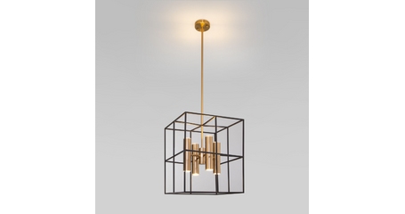 Люстра на штанге Eurosvet Adamson 70142/8 латунь a060669