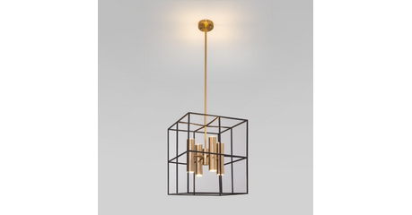 Люстра на штанге Eurosvet Adamson 70142/8 латунь a060669