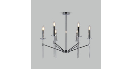 Люстра на штанге Eurosvet Anders 60142/6 хром Smart a061933
