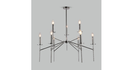 Люстра на штанге Eurosvet Anders 60142/9 хром Smart a061934