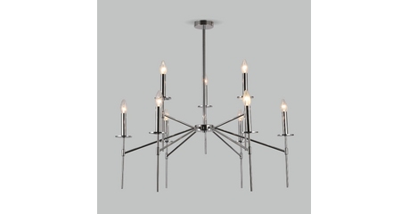 Люстра на штанге Eurosvet Anders 60142/9 хром Smart a061934