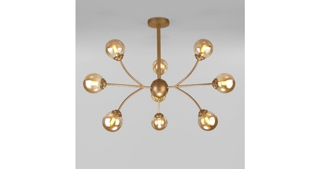 Люстра на штанге Eurosvet Astro 30179 матовое золото