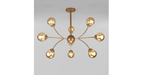 Люстра на штанге Eurosvet Astro 30179 матовое золото