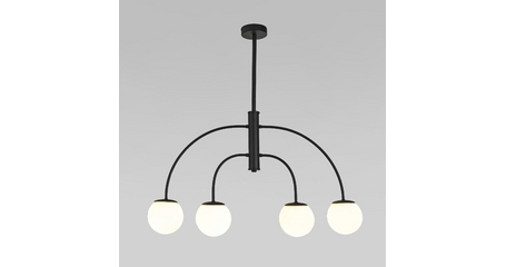 Люстра на штанге Eurosvet Cenacolo 30179/4 черный a069121