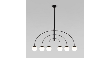 Люстра на штанге Eurosvet Cenacolo 30179/6 черный a069124