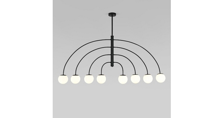 Люстра на штанге Eurosvet Cenacolo 30179/8 черный a069122