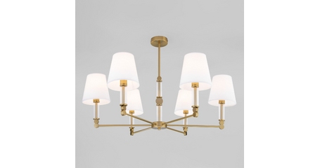 Люстра на штанге Eurosvet Conso 60145/6 латунь Smart a061950