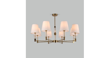 Люстра на штанге Eurosvet Conso 60145/8 латунь Smart a061951