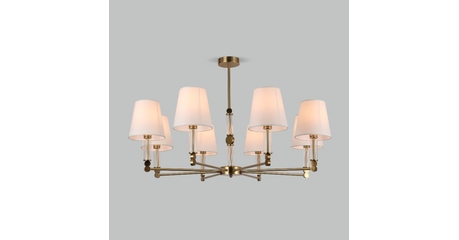 Люстра на штанге Eurosvet Conso 60145/8 латунь Smart a061951