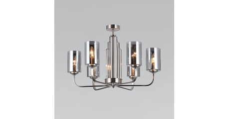 Люстра на штанге Eurosvet Defi 60138/6 сатин-никель a060903