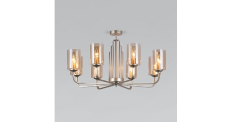 Люстра на штанге Eurosvet Defi 60138/8 перламутровое золото a060907