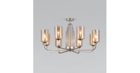 Люстра на штанге Eurosvet Defi 60138/8 перламутровое золото a060907