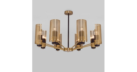Люстра на штанге Eurosvet Grino 70139/8 латунь