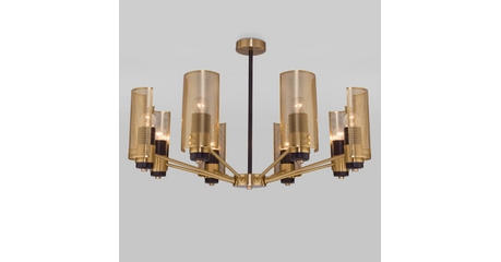 Люстра на штанге Eurosvet Grino 70139/8 латунь