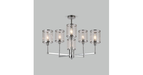 Люстра на штанге Eurosvet Inari 60144/6 хром Smart a061946