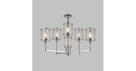 Люстра на штанге Eurosvet Inari 60144/6 хром Smart a061946