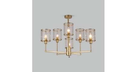 Люстра на штанге Eurosvet Inari 60144/6 золото Smart a061942