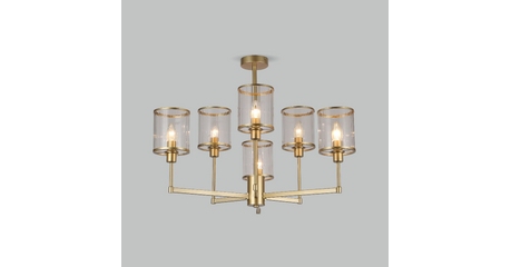 Люстра на штанге Eurosvet Inari 60144/6 золото Smart a061942