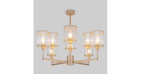 Люстра на штанге Eurosvet Inari 60144/8 золото Smart a061943