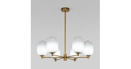 Люстра на штанге Eurosvet Loona 60161/6 латунь a065611