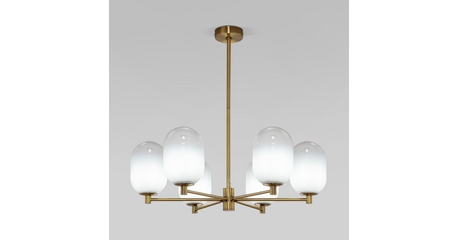 Люстра на штанге Eurosvet Loona 60161/6 латунь a065611