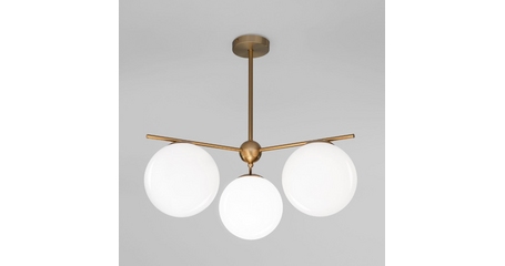 Люстра на штанге Eurosvet Marbella 60147/3 латунь a063853