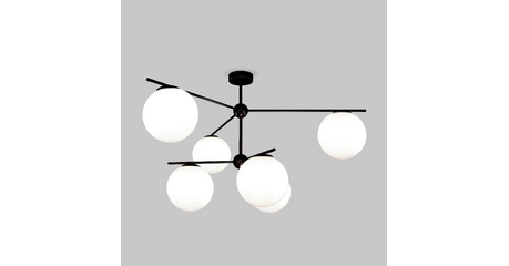 Люстра на штанге Eurosvet Marbella 60147/6 черный Smart a063852