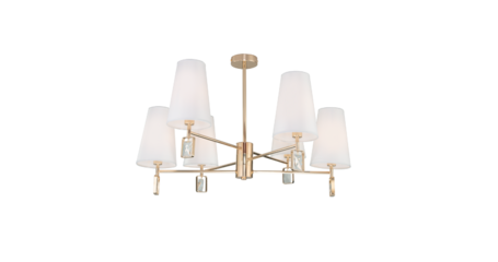 Люстра на штанге Eurosvet Milazzo 60137/6 золото a060128