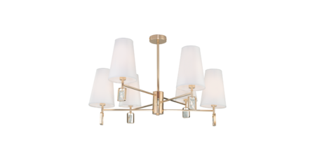 Люстра на штанге Eurosvet Milazzo 60137/6 золото a060128
