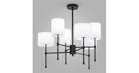 Люстра на штанге Eurosvet Notturno 60162/6 черный Smart a065662