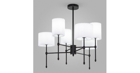 Люстра на штанге Eurosvet Notturno 60162/6 черный Smart a065662