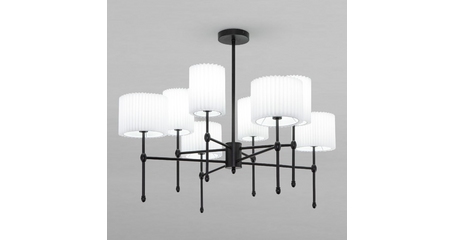 Люстра на штанге Eurosvet Notturno 60162/8 черный Smart a065663