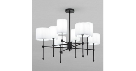 Люстра на штанге Eurosvet Notturno 60162/8 черный Smart a065663