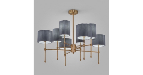 Люстра на штанге Eurosvet Notturno 60162/8 латунь Smart a065666