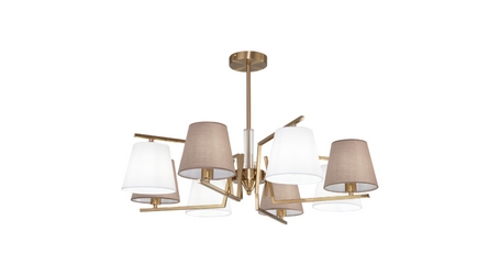 Люстра на штанге Eurosvet Ozark 60149/8 латунь Smart a064981