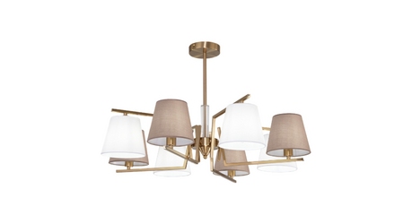 Люстра на штанге Eurosvet Ozark 60149/8 латунь Smart a064981