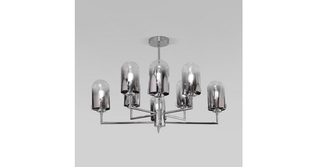Люстра на штанге Eurosvet Pluto 60156/8 хром a065044