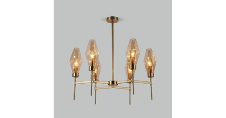 Люстра на штанге Eurosvet Prism 60143/6 латунь a061936