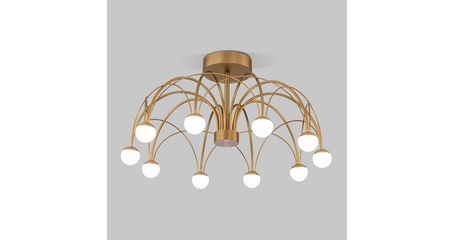 Люстра на штанге Eurosvet Ragno 90031/10 LED золото a069303