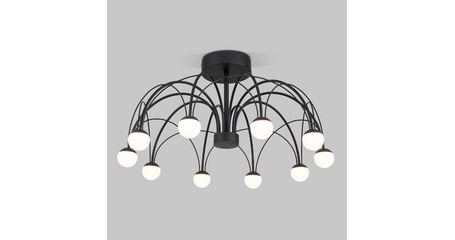 Люстра на штанге Eurosvet Ragno 90035/10 LED черный a069307