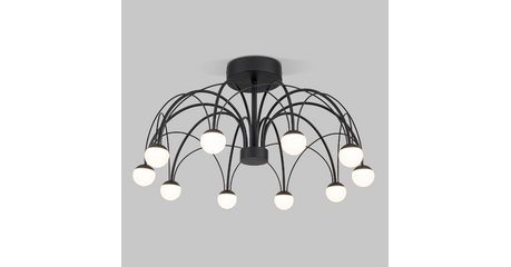 Люстра на штанге Eurosvet Ragno 90035/10 LED черный a069307