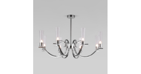 Люстра на штанге Eurosvet Rosher 60141/8 хром a060336