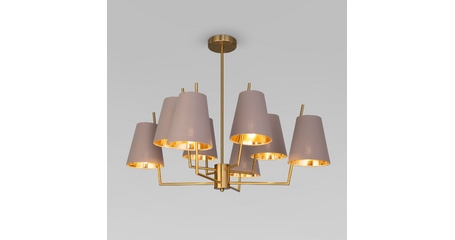 Люстра на штанге Eurosvet Topanga 60173/8 латунь Smart a069018