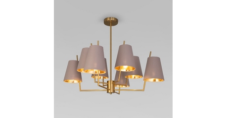 Люстра на штанге Eurosvet Topanga 60173/8 латунь Smart a069018